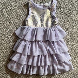 H&M Lavender Sequin & Tulle Party Dress | Size 2T ✨💜